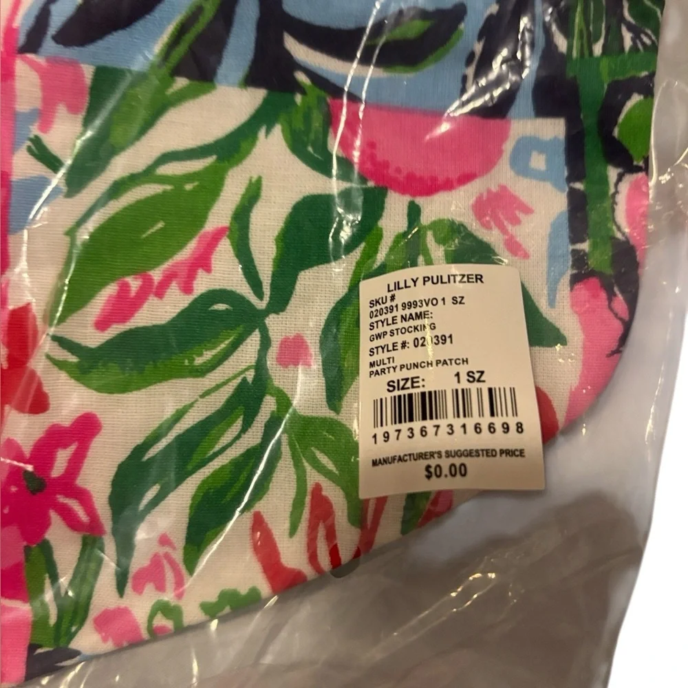 New with tags Lilly Pulitzer Christmas Stocking